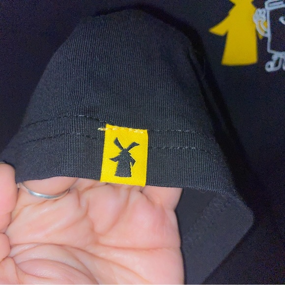 Dutch Bros Black And Yellow Embroidered Teeshirt Size S - Picture 3 of 3